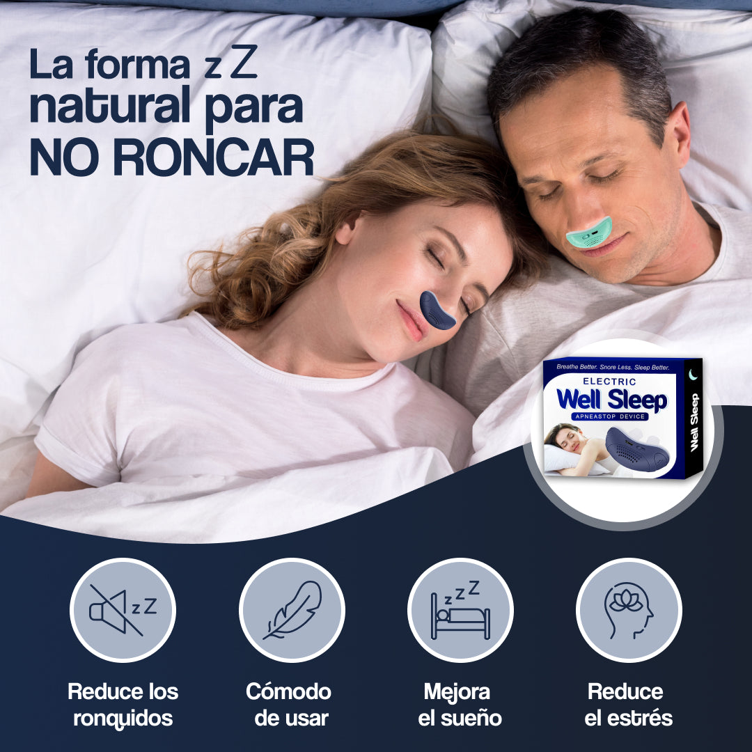 Acaba con la apnea y ronquidos - Well Sleep™