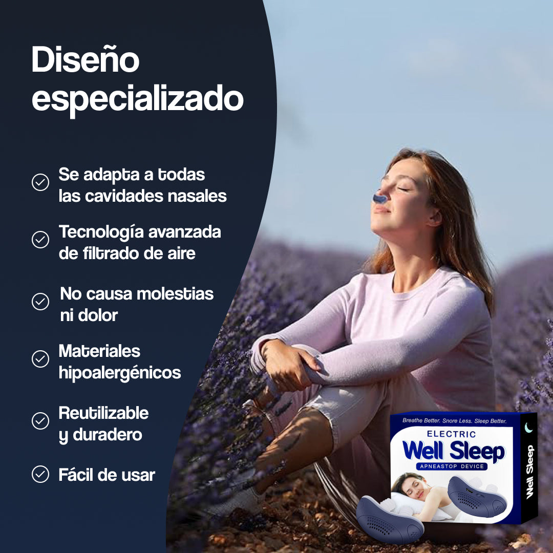 Acaba con la apnea y ronquidos - Well Sleep™