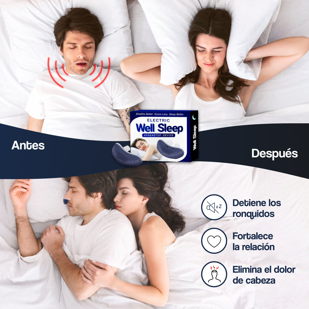 Acaba con la apnea y ronquidos - Well Sleep™